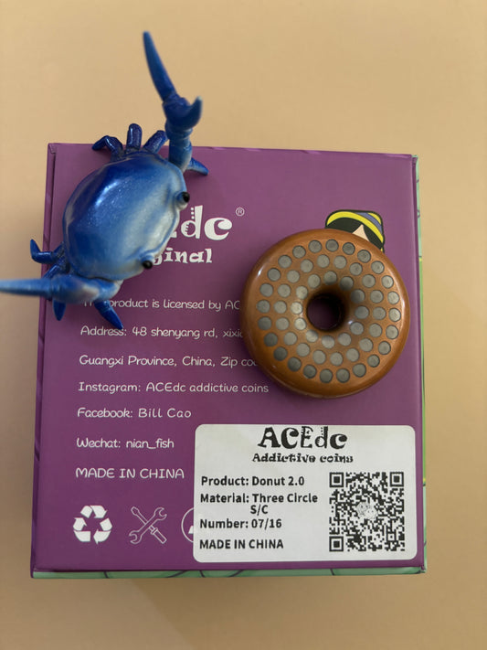 ACEDC Donut 2.0 super conductor - haptic coin fidget toy