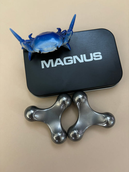 Magnus - atom - titanium - fidget toy