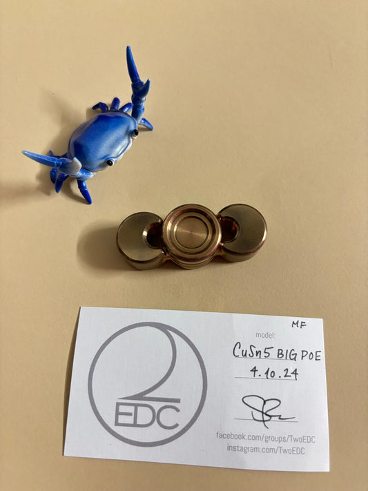 Twoedc - big Poe - bronze - Fidget spinner