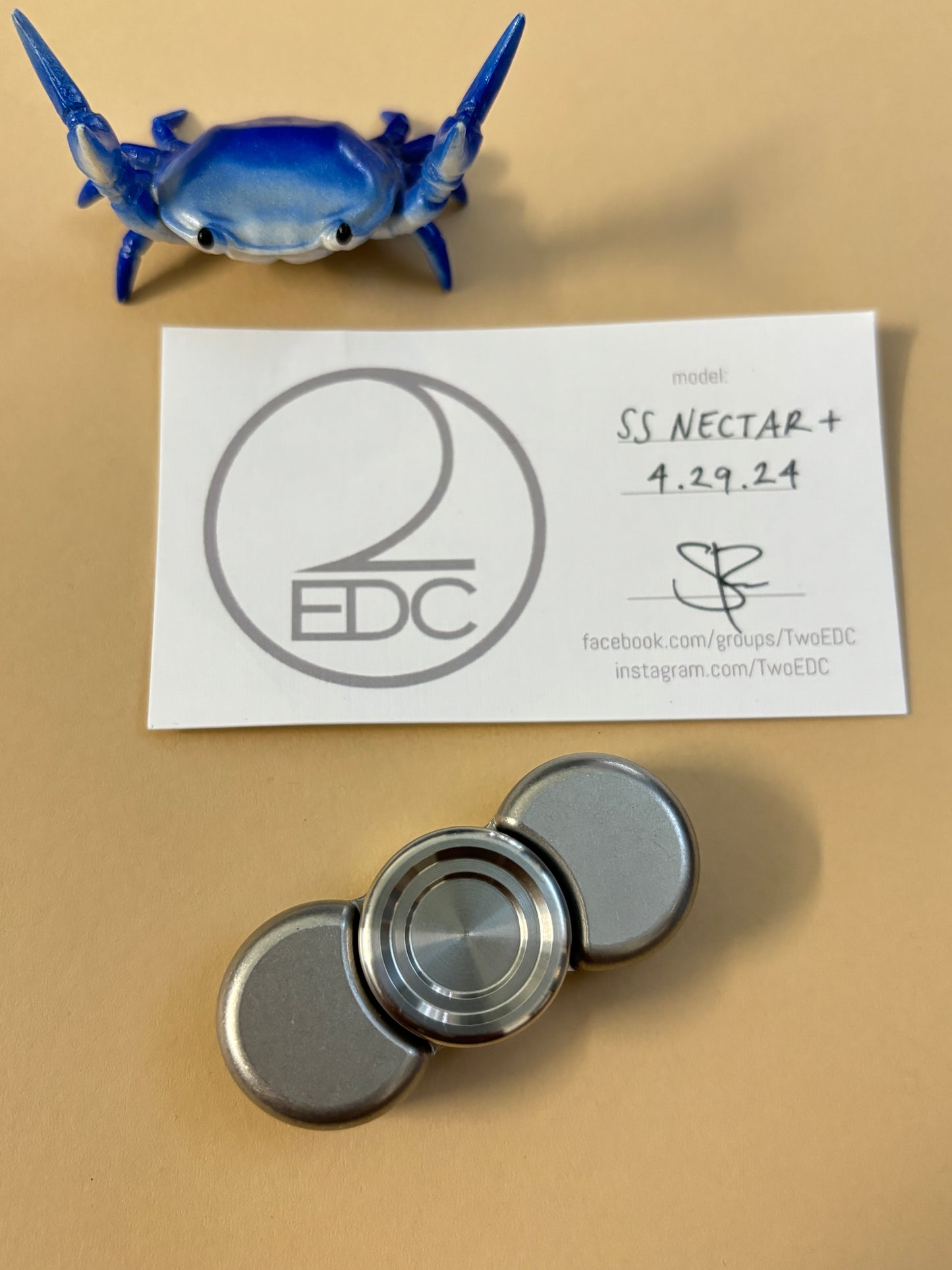 Twoedc - nectar+ - stainless steel - Fidget spinner