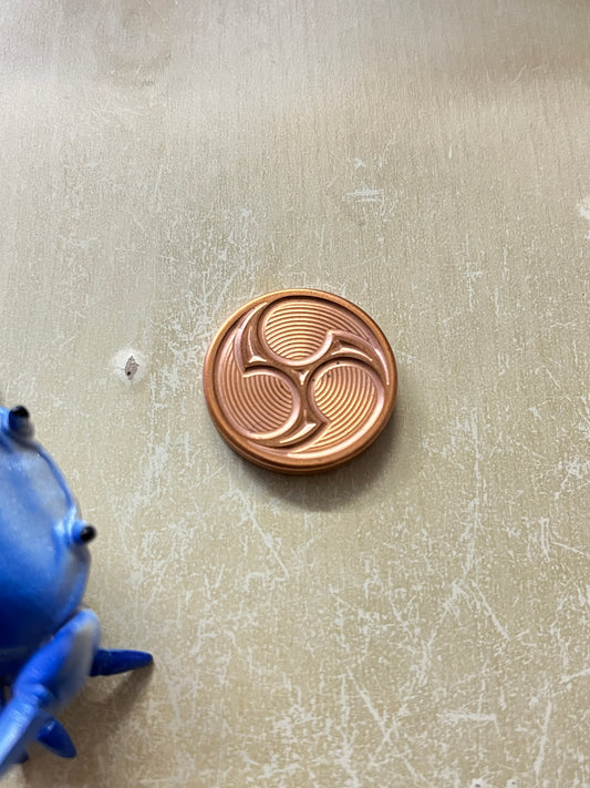 Billetspin - gambit coin - copper - #7 model