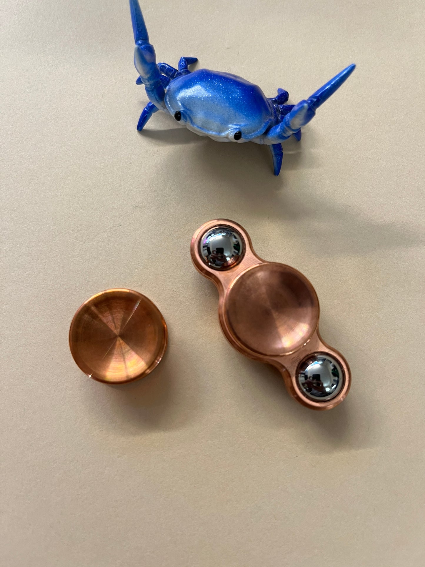 Alumafx Synergy - copper spinners with tungsten balls - fidget toy