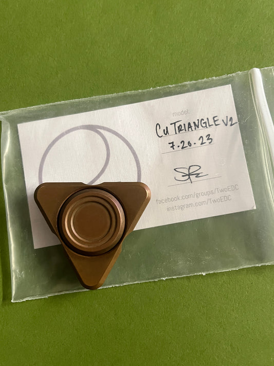 Twoedc - triangle - Cu - V2 - Fidget spinner