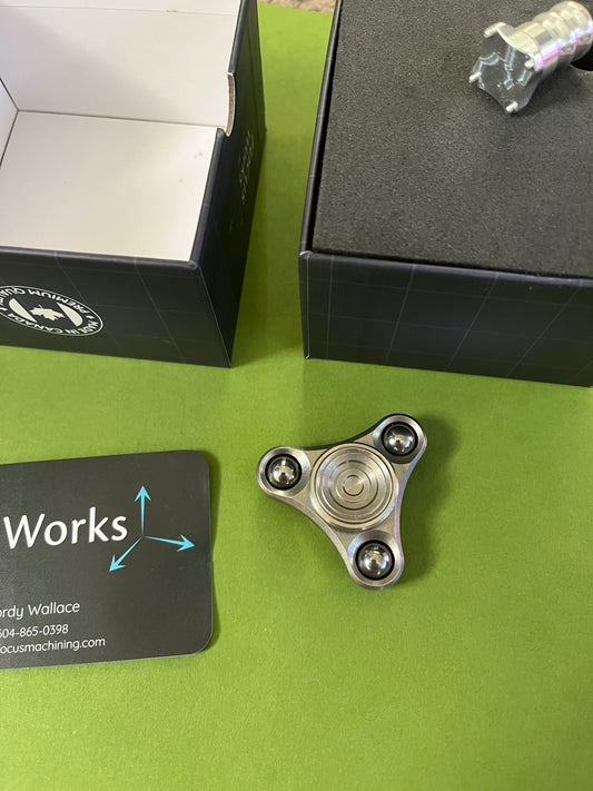 Focuswork micro axis s - tungsten - fidget spinner - Fidget toy