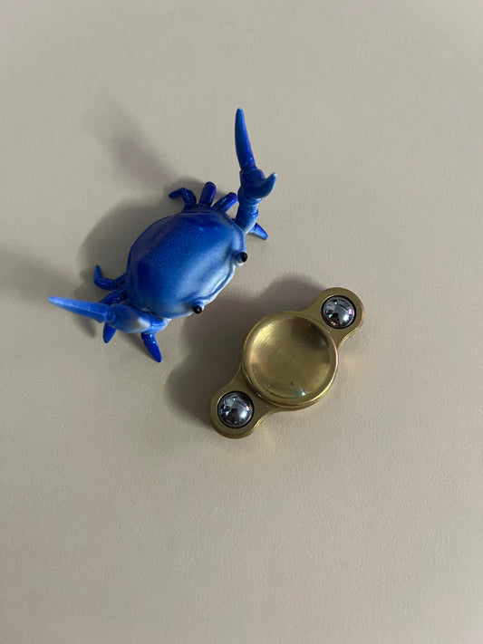 Alumafx turtle - brass spinners - fidget toy