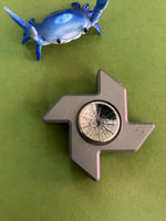 Damned design - warpig - tungsten with ss button - fidget spinner - Fidget toy