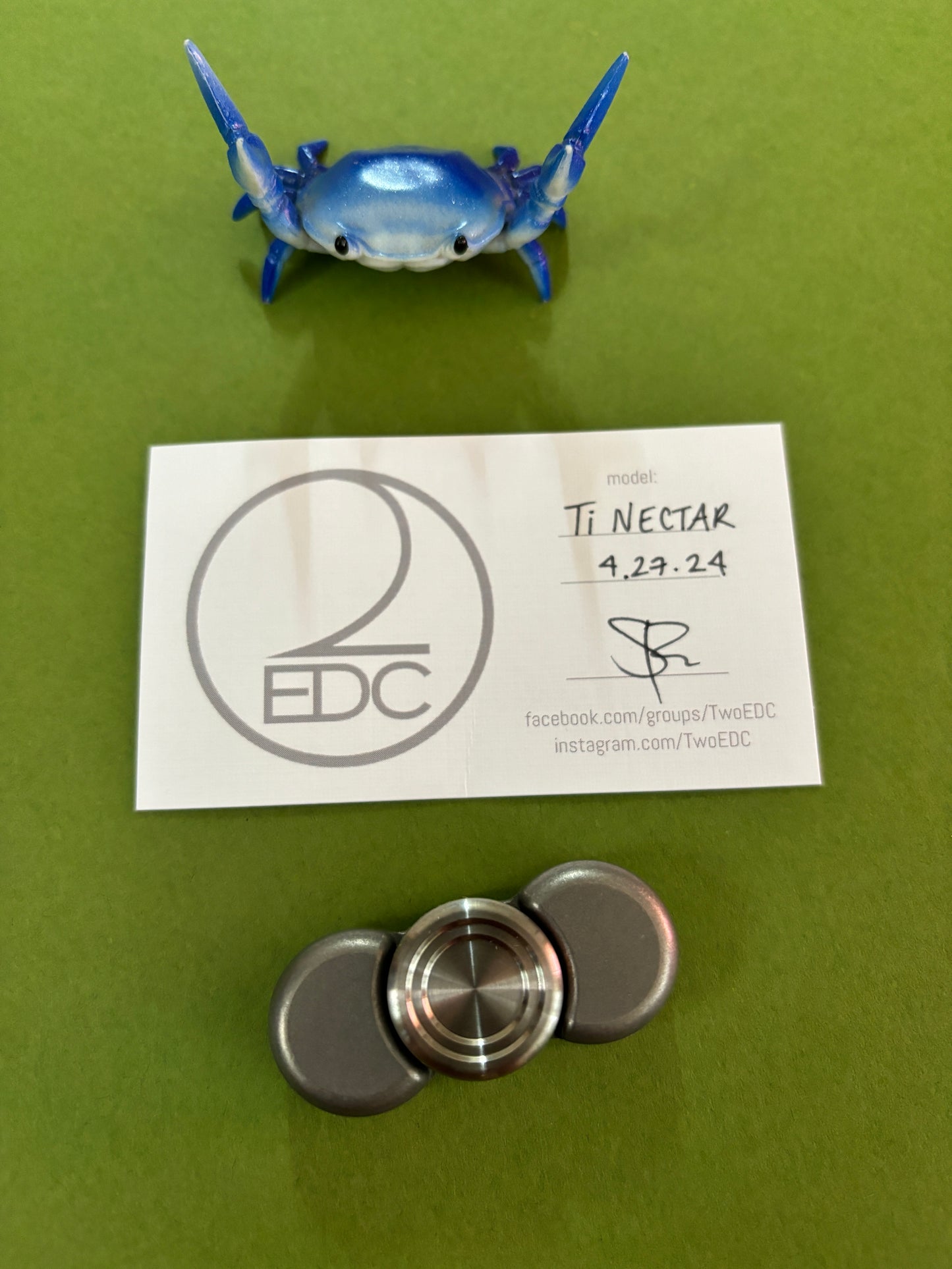 Twoedc - nectar - Titanium - Fidget spinner