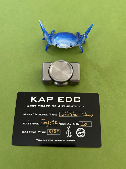 KAP - collision nano - tungsten (W) fidget spinner - fidget toy