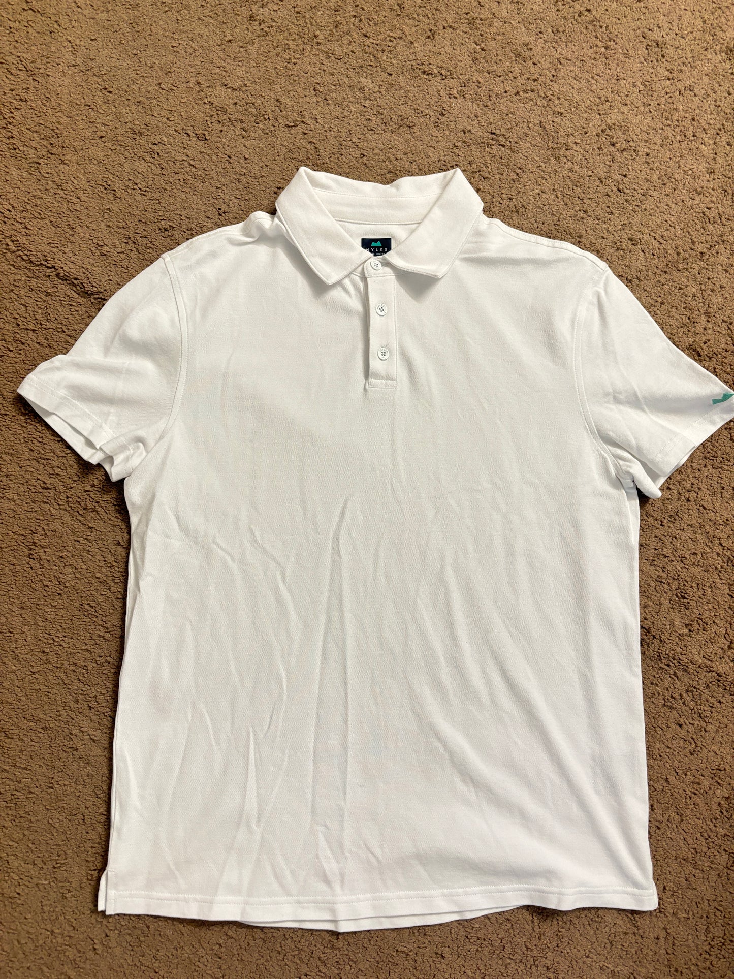 Myles Apparel -  polo - white - small