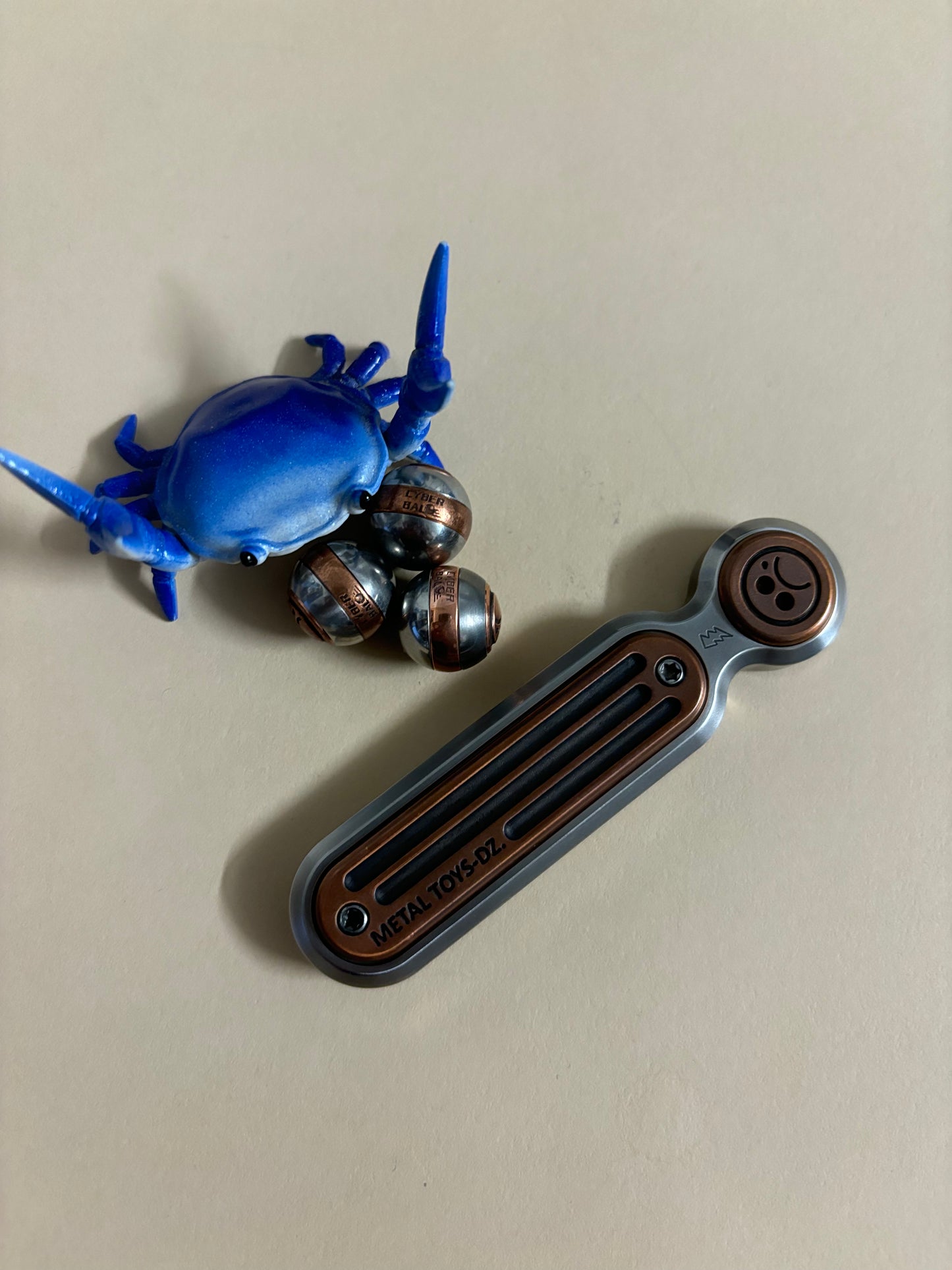 Metal toys cyberball - ss/cu - fidget toy