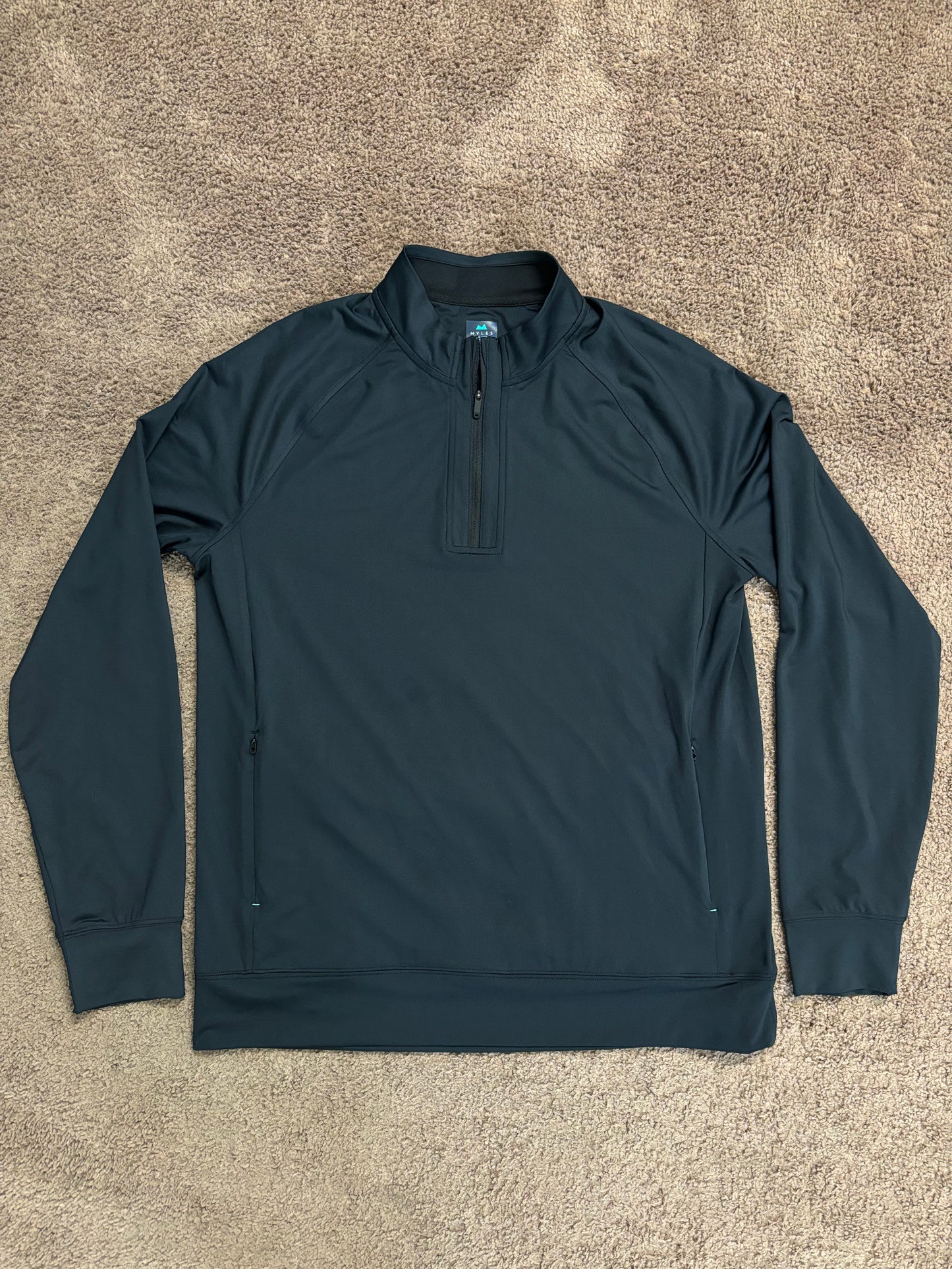 Myles Apparel -  quarter zip pullover - M