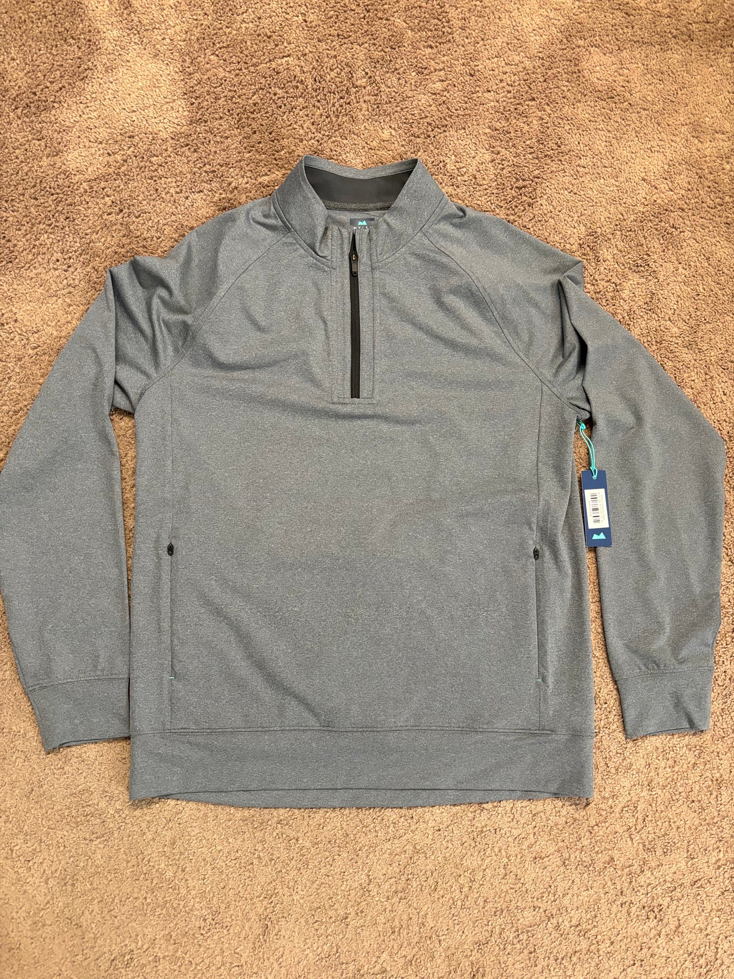 Myles Apparel -  quarter zip pullover - M