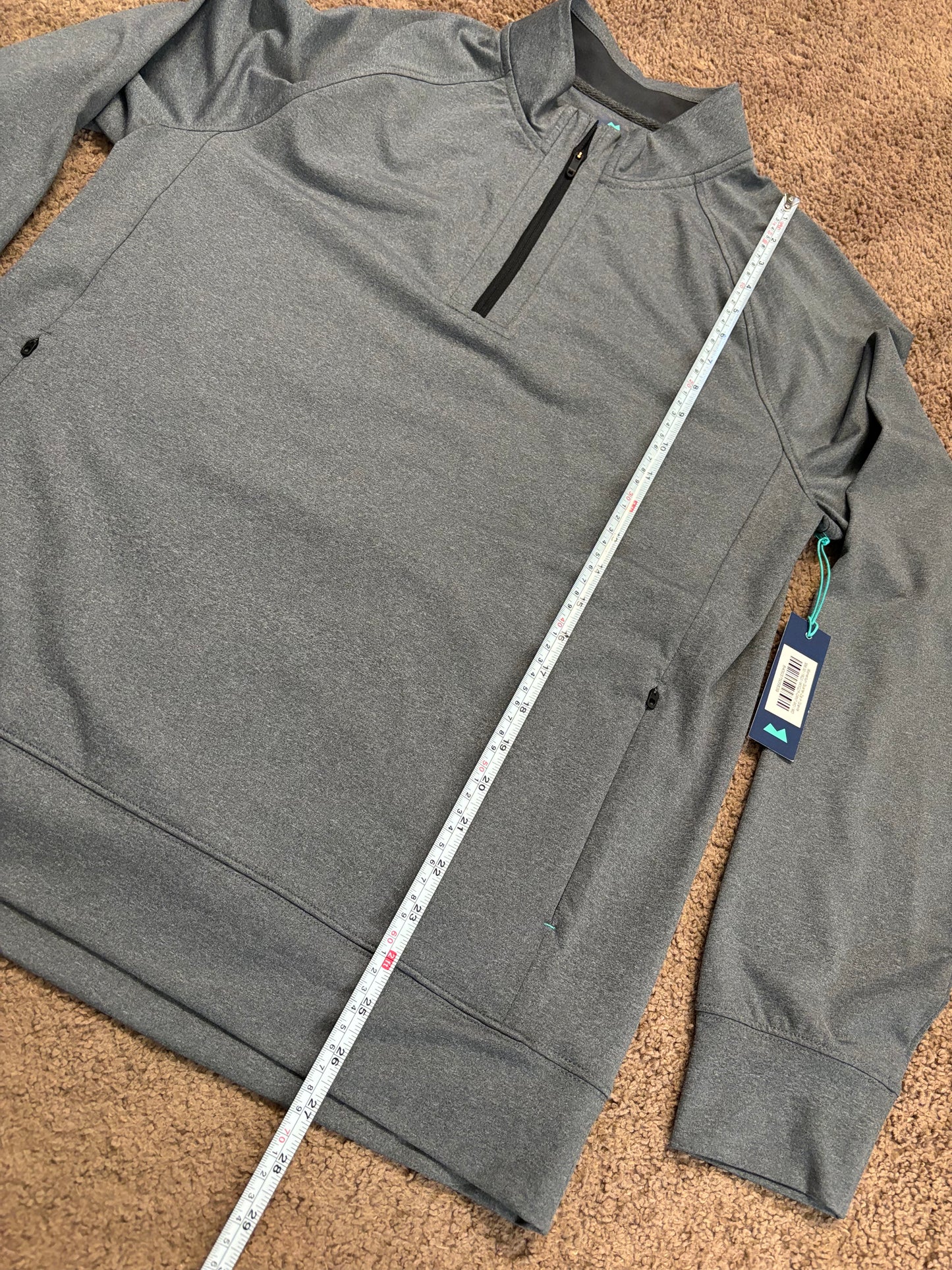 Myles Apparel -  quarter zip pullover - M