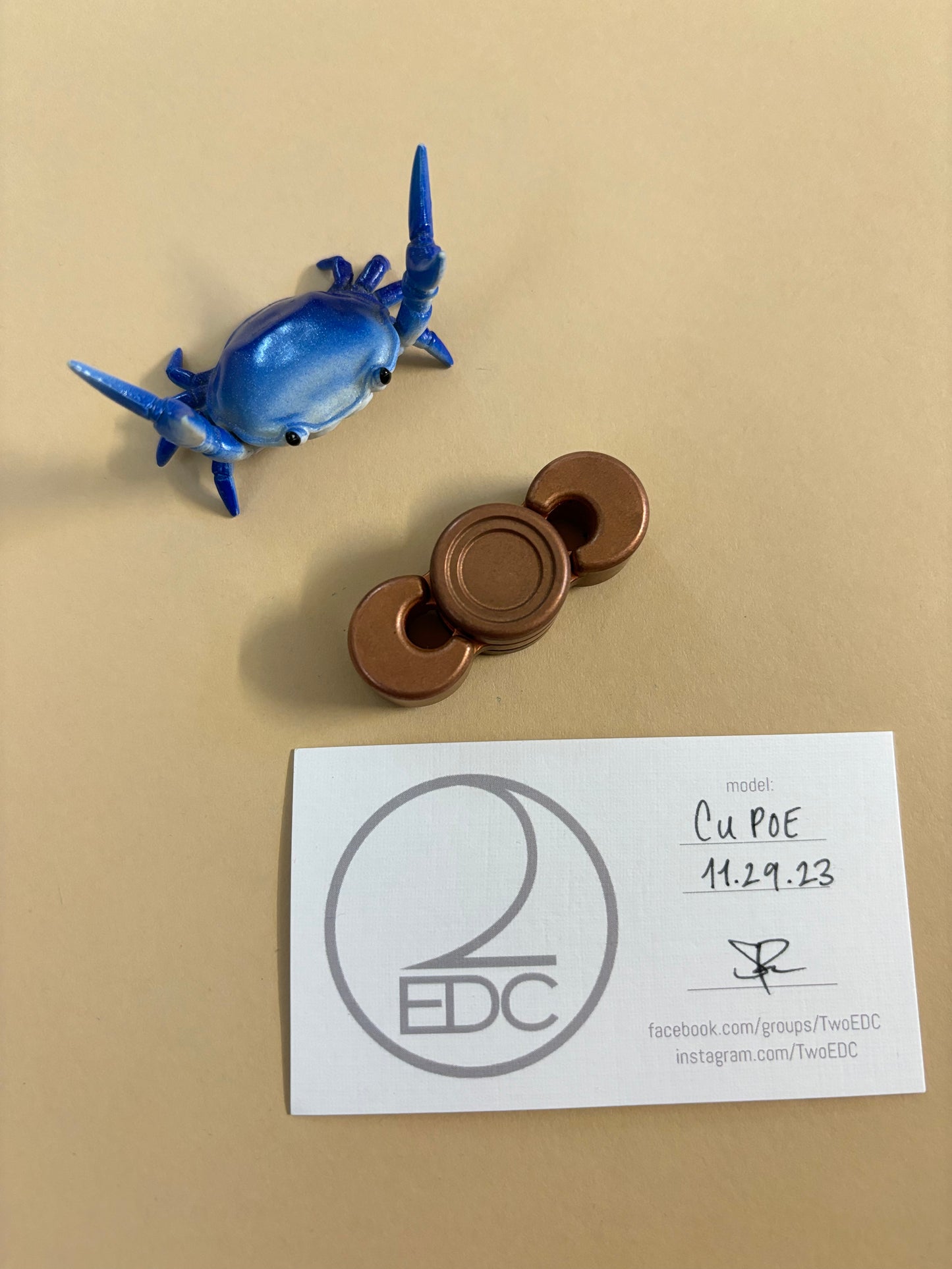 Twoedc - Poe - Copper (Cu) - Fidget spinner