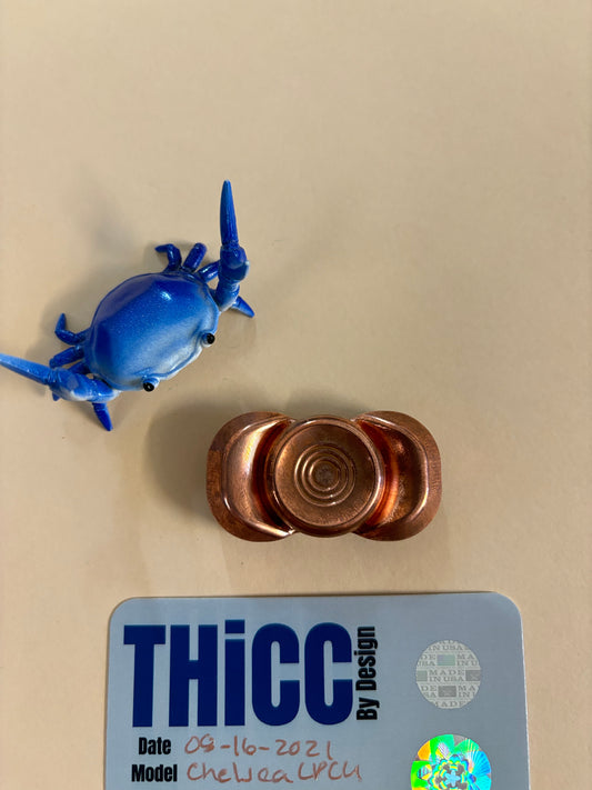 Indy Thicc - chelsea LP Copper (Cu) - fidget spinner - fidget toy