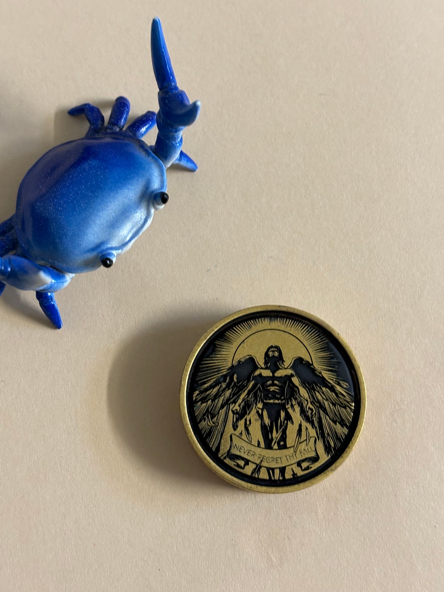 Umburry - bronze midsize - haptic coin - fidget toy