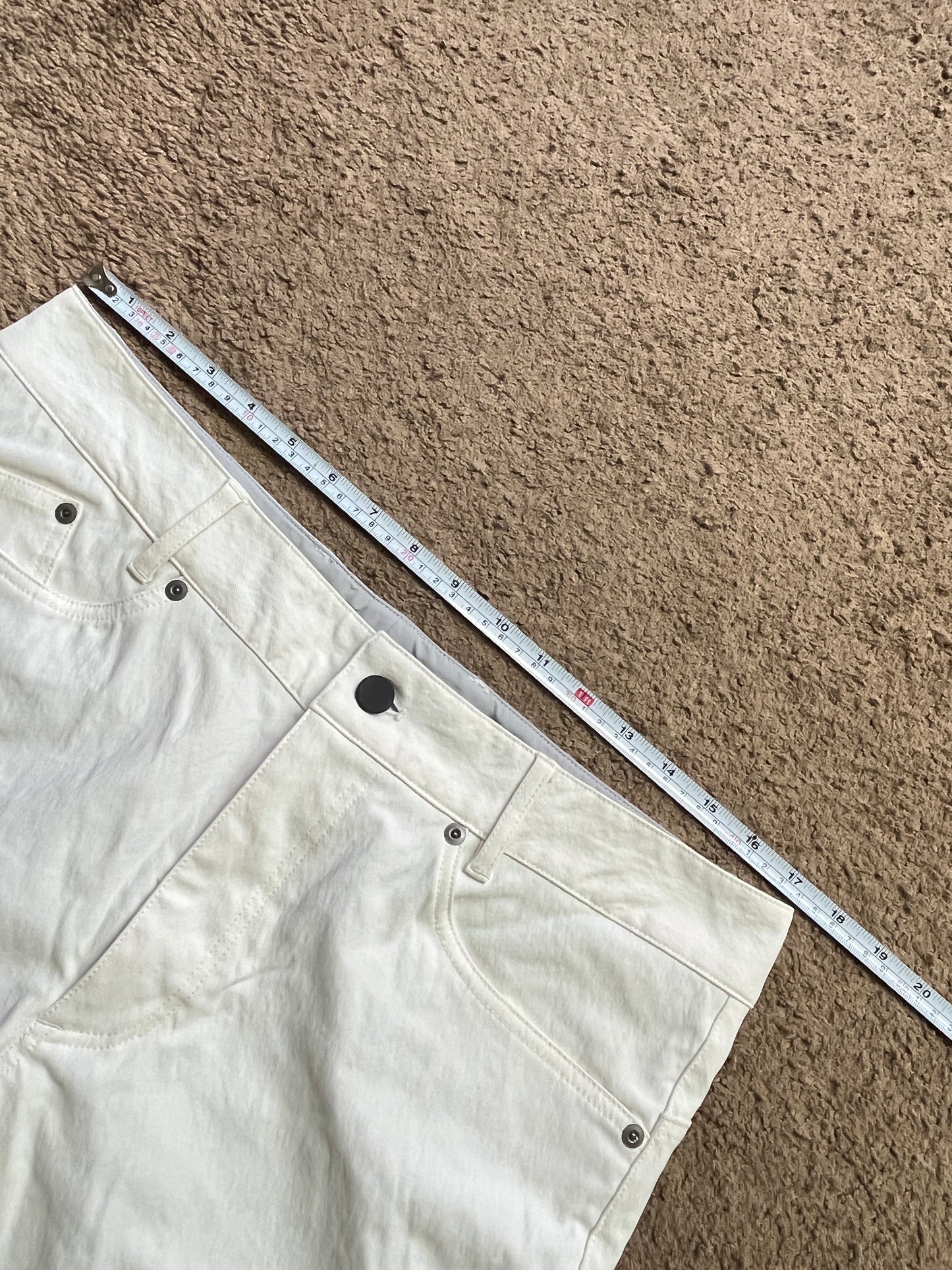 Outlier bomb dungarees - white  - 34 x 33