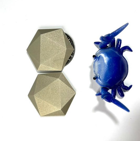 Umburry hex diamond - haptic coin - CuNi lite- fidget toy