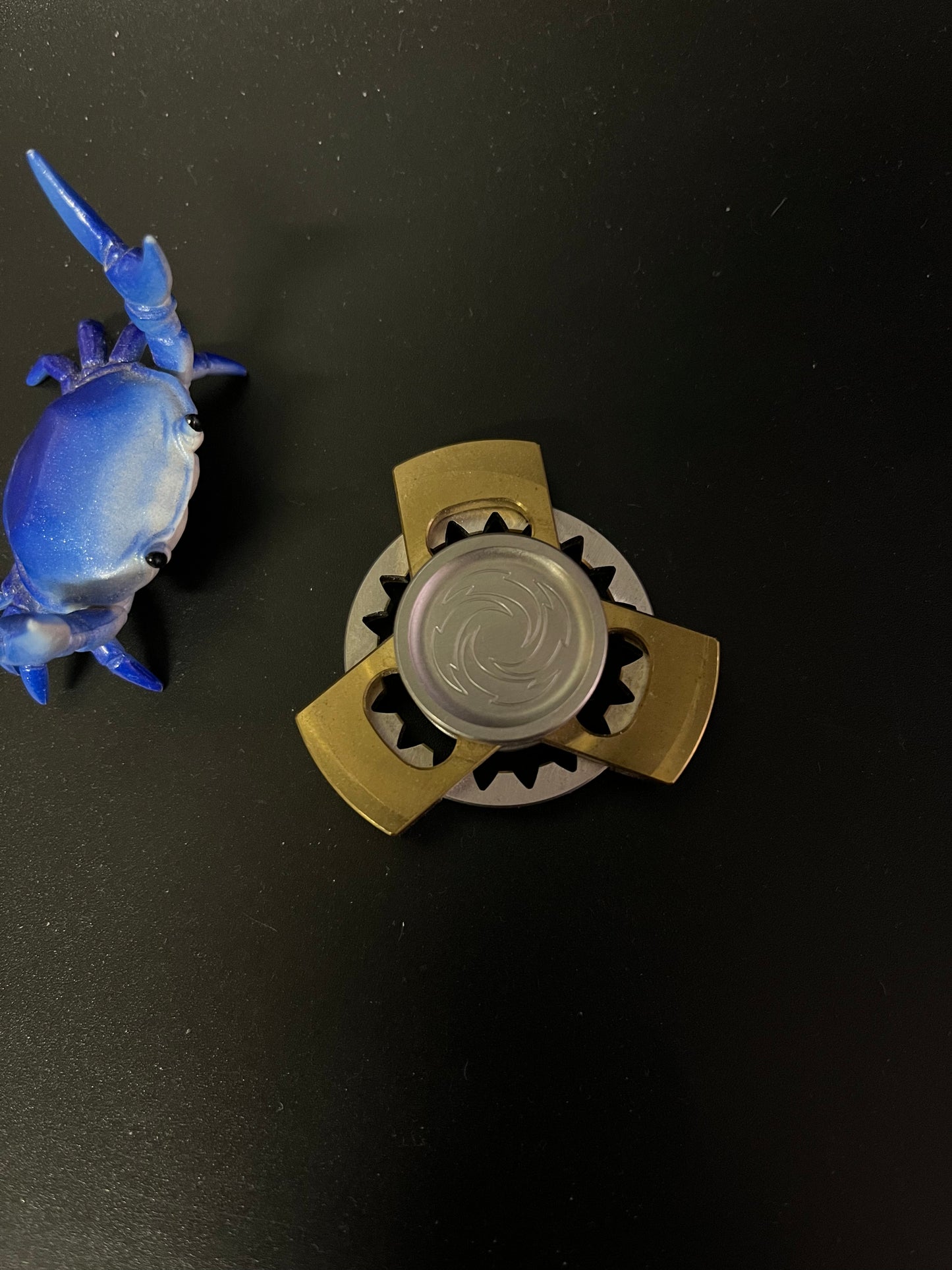 Mini maelstrom - ti/brass- Fidget spinner