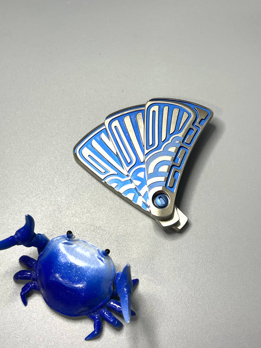 Muyi fan - Ti - blue - fidget toy