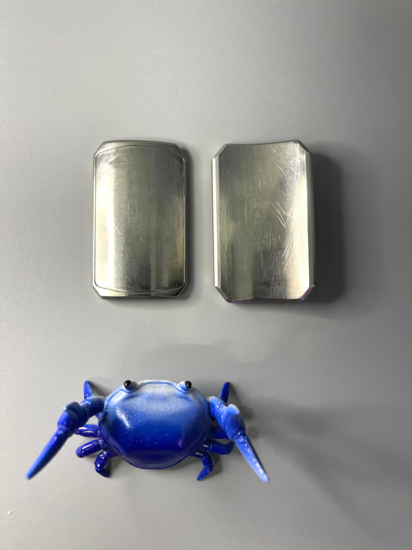 Wanwu tiger slider - stainless steel/brass - fidget toy