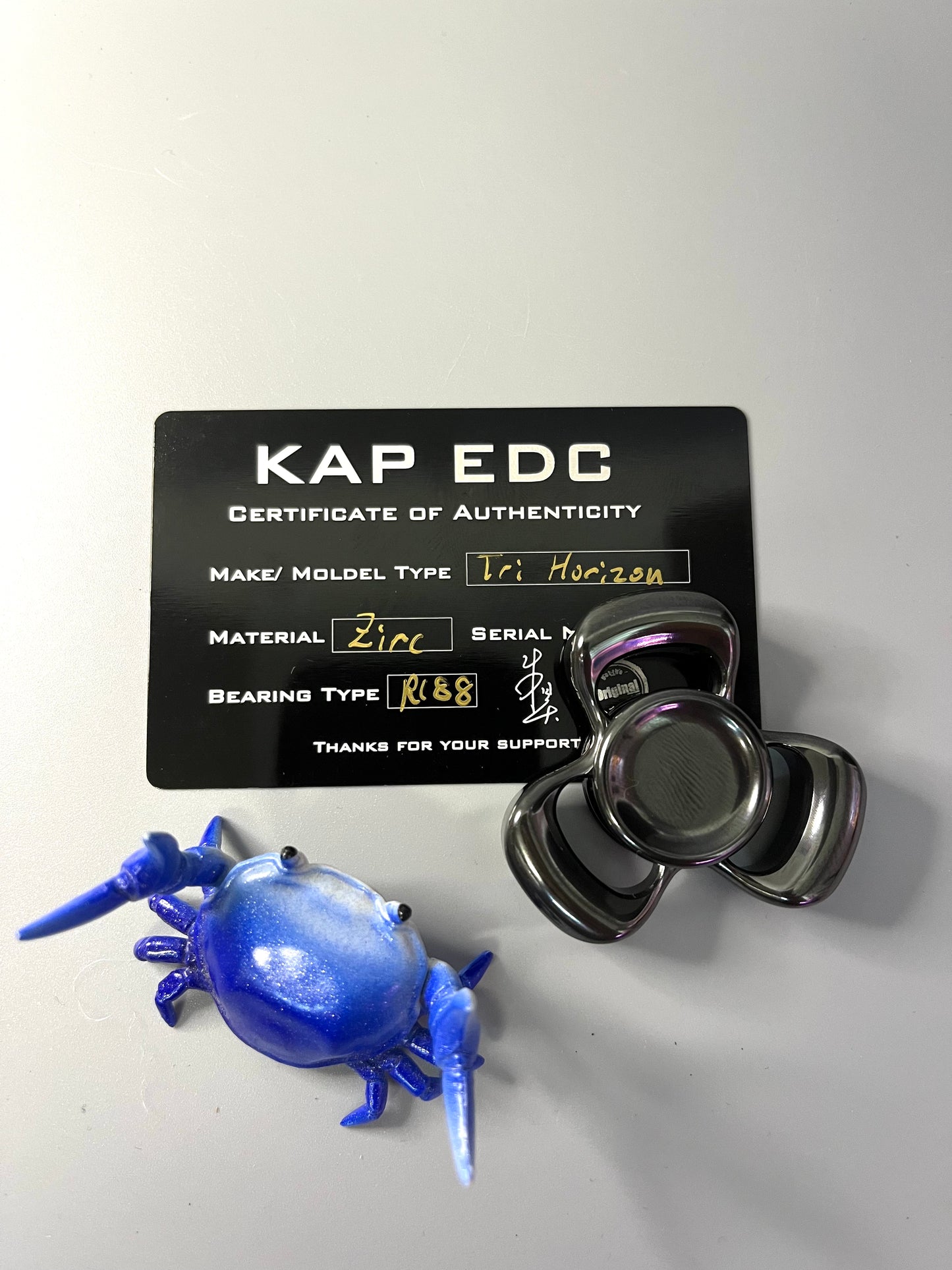 KAP - zirc tri horizon fidget spinner - fidget toy